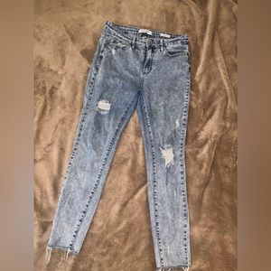 LIKE NEW!! Judy blue high waisted skinny jeans, size 11/30